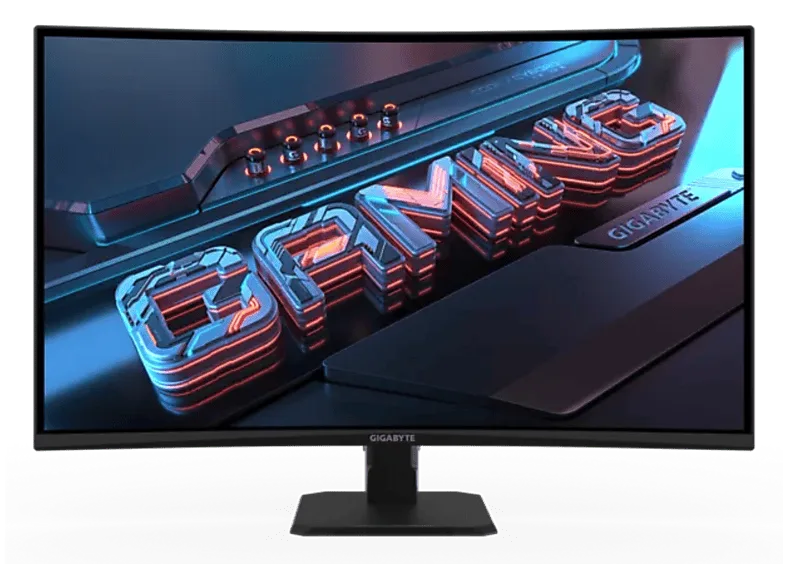 Monitor gaming - Gigabyte GS32QCA, 31.5" QHD, 180 Hz, 1 ms, VA, Curvo, HDR Ready, Negro (imagen 1 de 3)