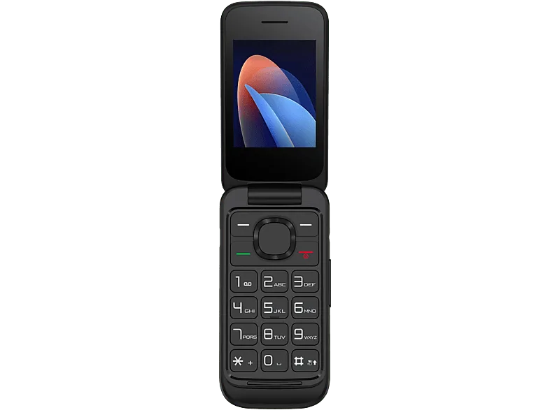 Móvil - TCL OneTouch 5023, Negro, 4 MB, 970 mAh, Nucleus, Bluetooth: 3.0, USB-C, Linterna, 2.4" Pantalla