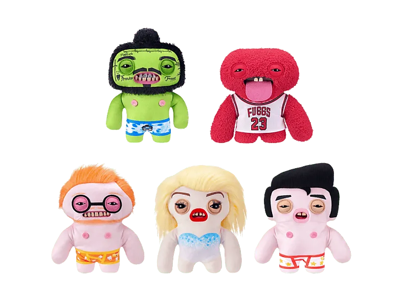 Peluche - Shwerwood Fuggler Fugg Stars, 23x12 cm, Suave y agradables al tacto, Modelo sorpresa