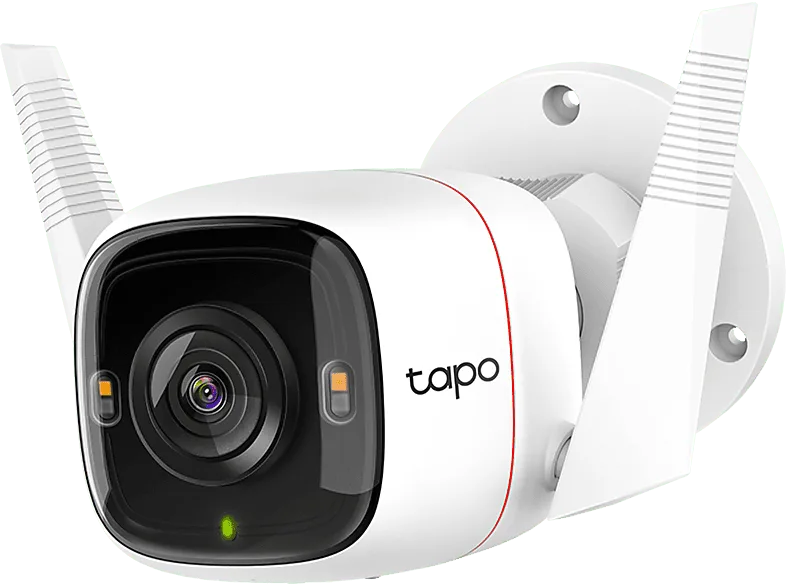 Cámara de vigilancia IP - TP-Link Tapo C320WS, 2K QHD, Sensor Nocturno, IP66, Control por voz, Blanco (imagen 1 de 3)