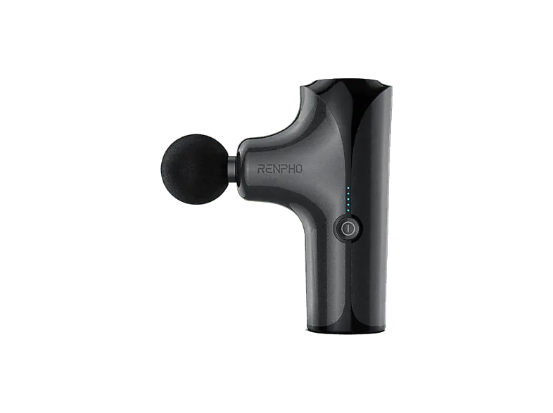 Pistola de masaje - Renpho Mini Massage Gun, 5 niveles, Piernas, Espalda, Brazos, 4 horas autonomía, Negro