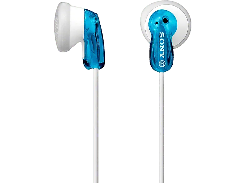 Auriculares de botón - Sony MDR-E9LPL, Iman Neodimio, Jack 3.5 mm, Cable Flexible, Azul (imagen 1 de 3)