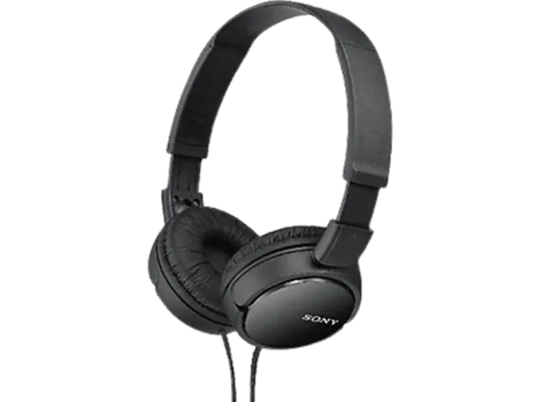 Auriculares - Sony MDR-ZX110, Con cable, 12 Hz- 22kHz, 98 dB, De diadema, Supra-aural, Negro