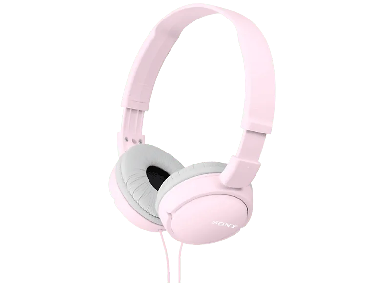 Auriculares - Sony MDR-ZX110, Con cable, 12 Hz- 22kHz, 98 dB, De diadema, Supra-aural, Rosa