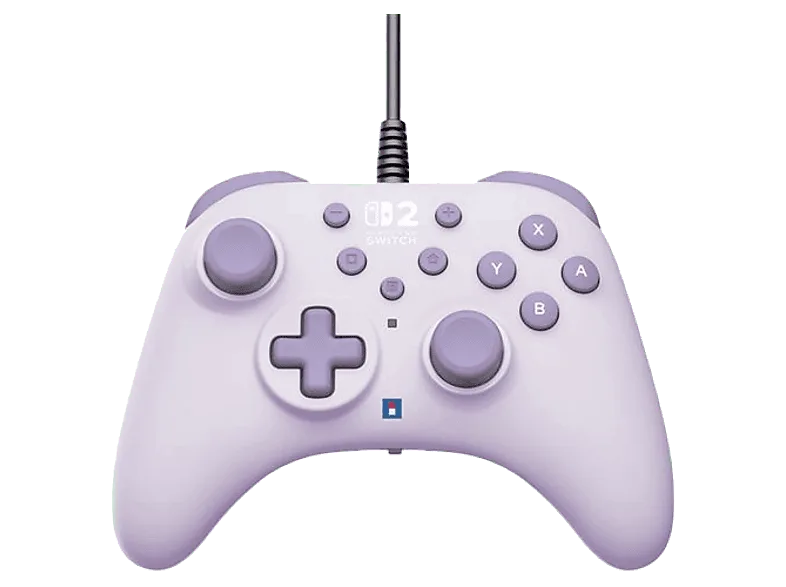 Mando Nintendo Switch - Hori Horipad Turbo, 2, Con cable, Lavanda