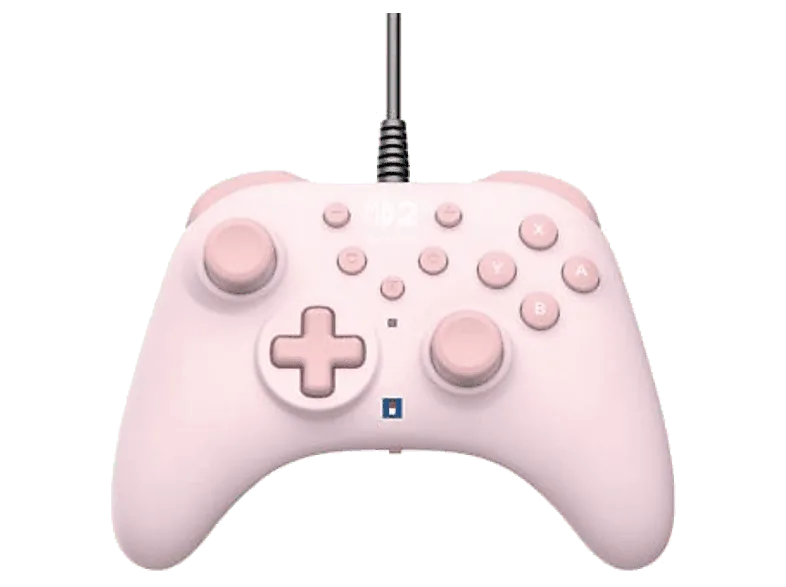 Mando Nintendo Switch - Hori Horipad Turbo, 2, Cable, Rosa