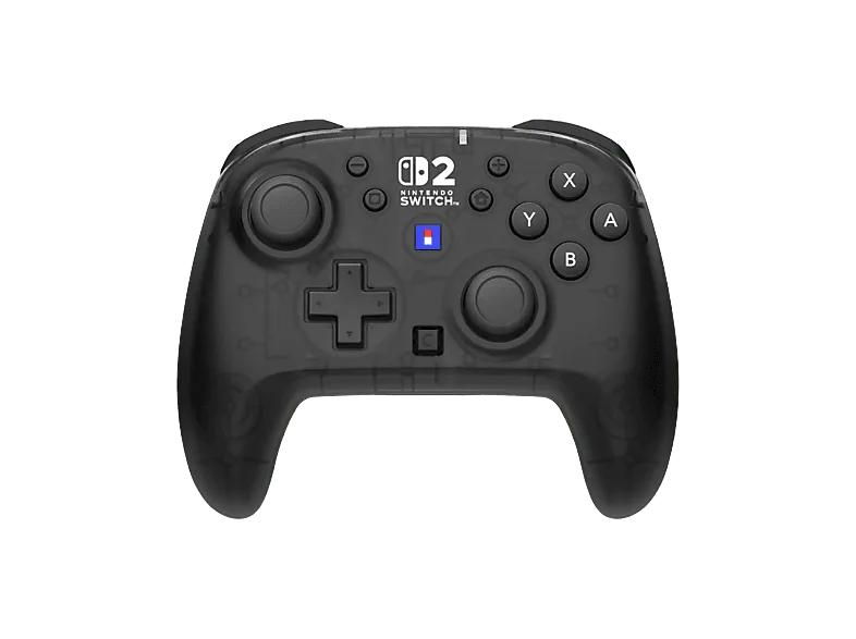 Mando Nintendo Switch 2 - Hori Horipad Turbo, Compatible con 2, Inalámbrica, Palancas analógicas TMR, Función 10h, Negro