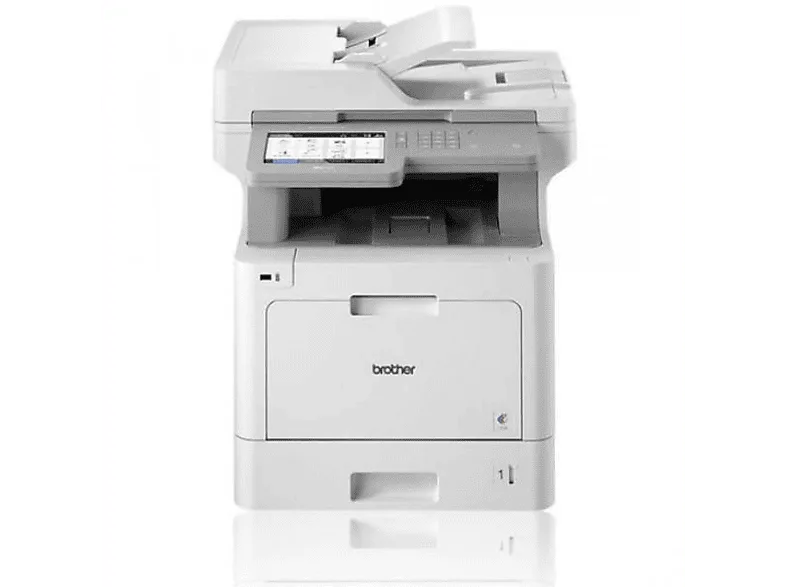 Impresora multifunción láser - Brother MFC-L9570CDW, 4 en 1, 31 ppm, Pantalla táctil, WiFi, Blanco