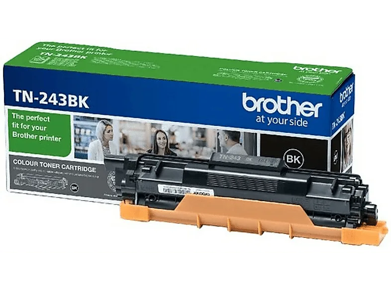 Tóner - Brother TN-243BK, 1000 páginas, Color negro