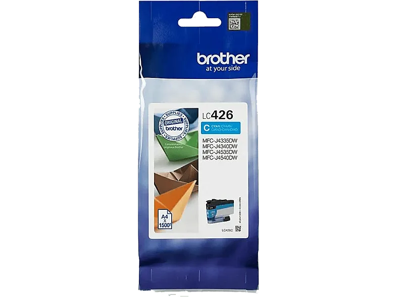 Cartucho de tinta - Brother LC426C, Compatible con MFC-J4540DWXL, Cian, 1500 páginas