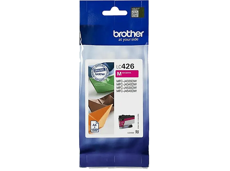 Cartucho de tinta - Brother LC426M, Compatible con MFC-J4540DWXL, Magenta, 1500 páginas