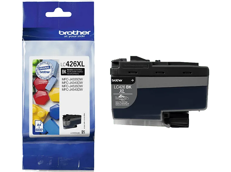 Cartucho de tinta - Brother LC426XL XL, 6000 páginas, ISO/IEC 24711, Negro – Negro