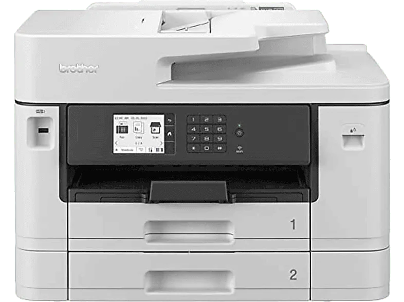 Impresora multifunción tinta - Brother MFCJ5740DW, Impresión doble cara, Color, Formato A3, Fax, Blanco