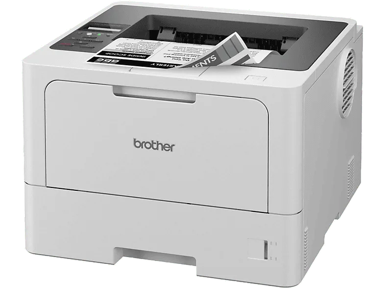 Impresora láser - Brother HL-L5210DW, Impresión doble cara, Monocromo, Wi-fi, Diseño Compacto