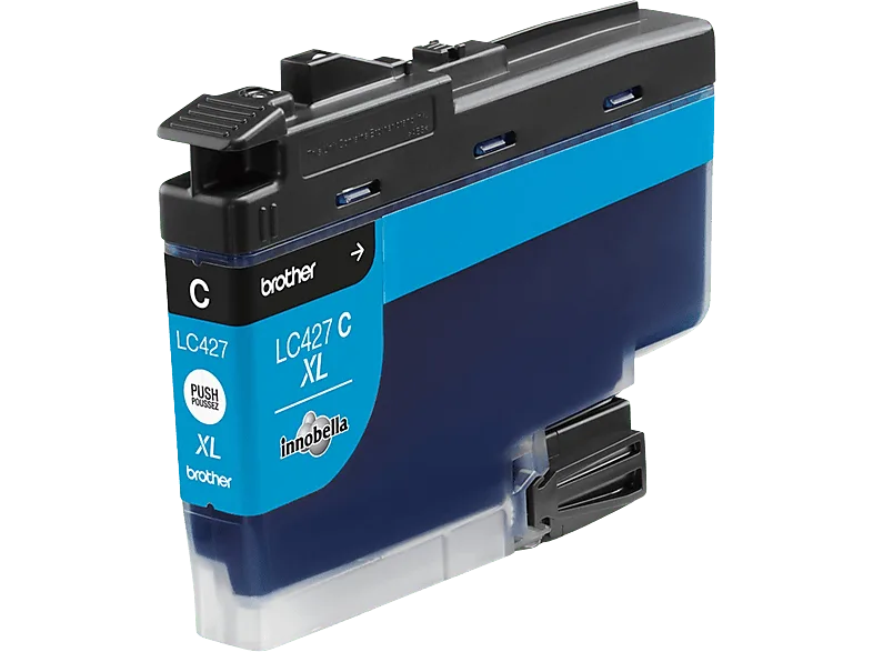 Cartucho de tinta - Brother LC427XLC, Hasta 5000 páginas, XL, Cian