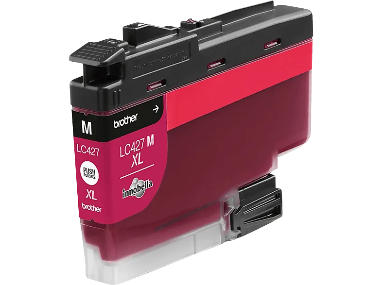 Cartucho de tinta - Brother LC427XLM, Hasta 5000 páginas, XL, Magenta