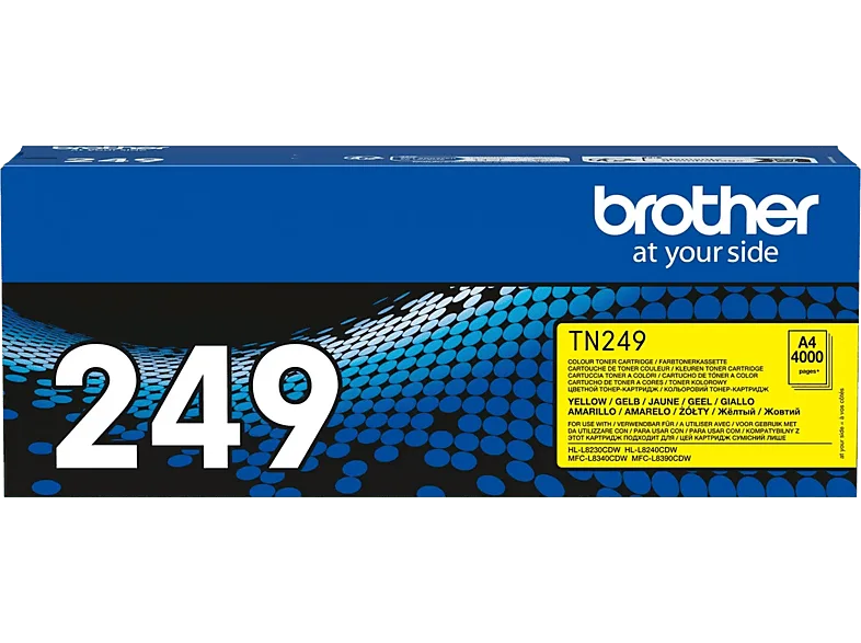Tóner - Brother TN-249C, 4000 páginas, Cian