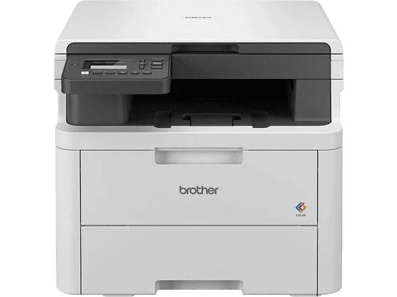 Impresora multifunción láser - Brother DCP-L3520CDWE, Impresión doble cara, Color, WiFi, Blanco