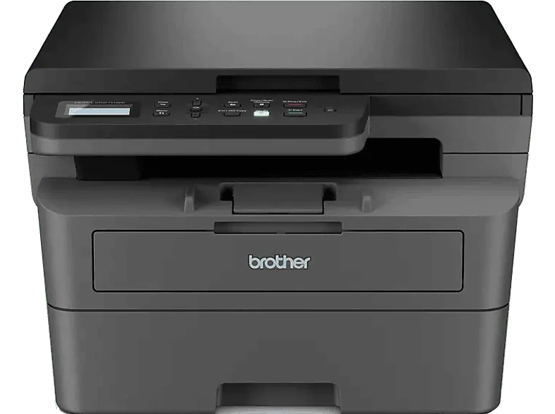 Impresora multifunción láser - Brother DCP-L2627DWE, Impresión doble cara, Monocromo, WiFi, Negro