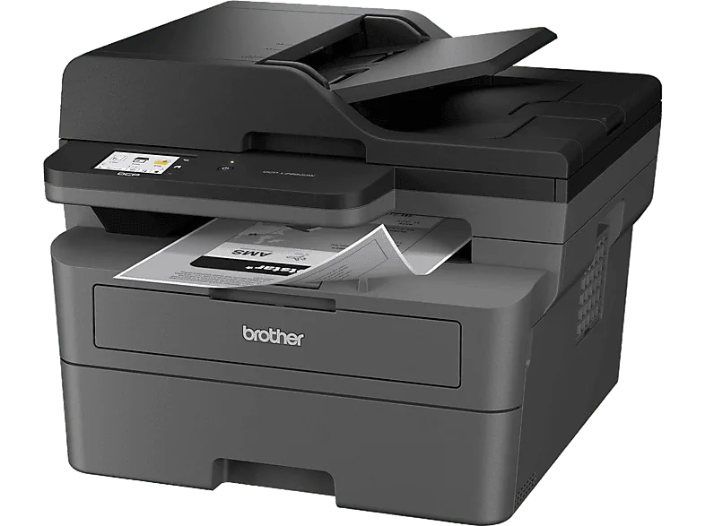 Impresora multifunción láser - Brother DCPL2660DW, Impresión doble cara, Monocromo, WiFi, Negro