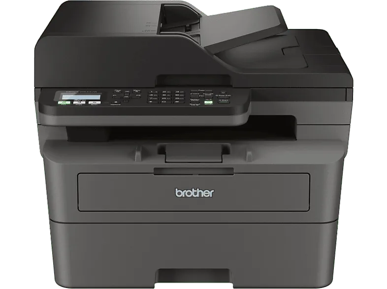 Impresora multifunción láser - Brother MFCL2800DW, Impresión doble cara, Monocromo, WiFi, Fax, Negro