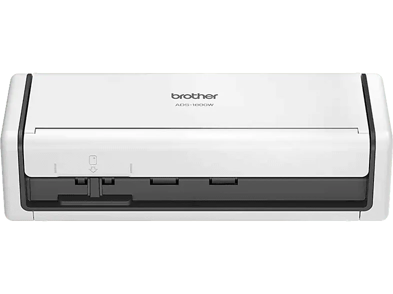 Escáner portátil - Brother ADS1800W, 600 x ppp, 30 ppm, Wi-Fi, USB-C, WiFi, Blanco
