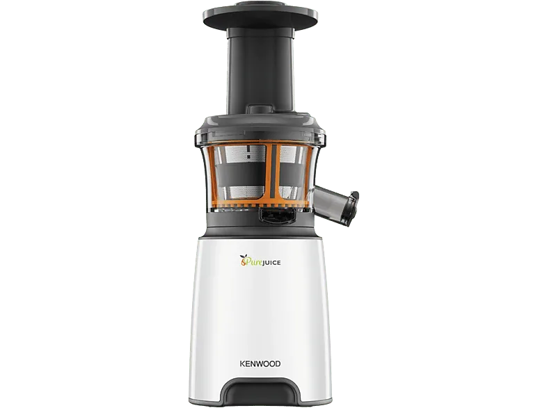 Licuadora - Kenwood PureJuice JMP600WH, 150 W, 1L, Extractor de nutrientes, Exprimidor eléctrico, Colador extraíble, Sistema Antigoteo, Blanco