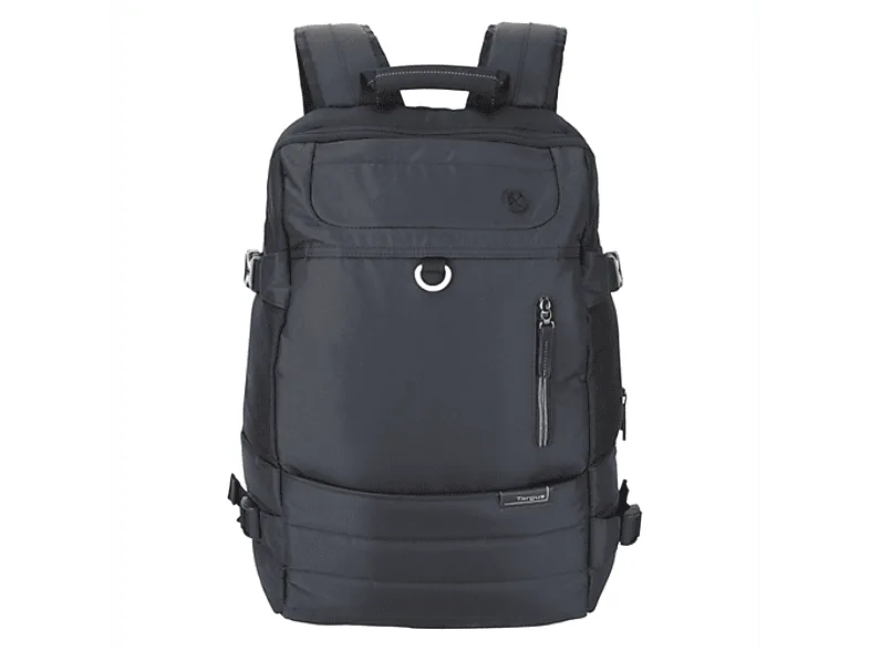 Mochila para portátil - Targus Pewter, Portátiles de 15.6", Negra