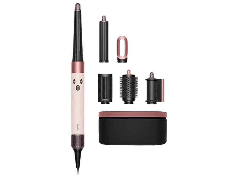 Moldeador - Dyson Airwrap i.d.™, Bluetooth®, Tecnología iónica, 3 Velocidades, Ceramic Pink/ Rose Gold