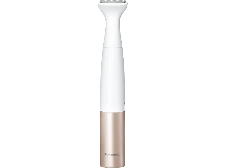Afeitadora corporal - Panasonic ES-WM31-P301, Pilas, Cuchillas Hipoalergénicas, Seco y Mojado, Blanco