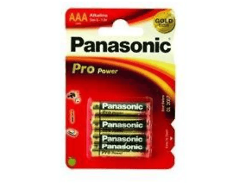 Pilas AAA - Panasonic LR03 Pro Power, 1.5 V, 4 uds