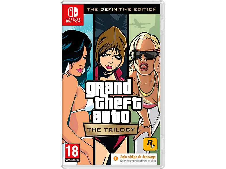 Nintendo Switch Grand Theft Auto: The Trilogy – Definitive Edition (Código de descarga) (imagen 1 de 3)