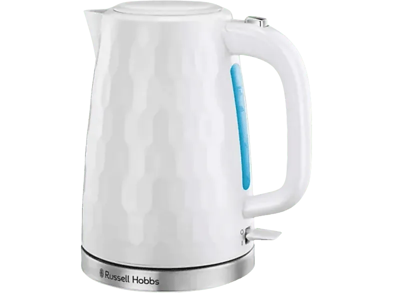 Hervidor de agua - Russell Hobbs 26050-70 Honeycomb Kettle, 2400 W, 1.7 l, Blanco