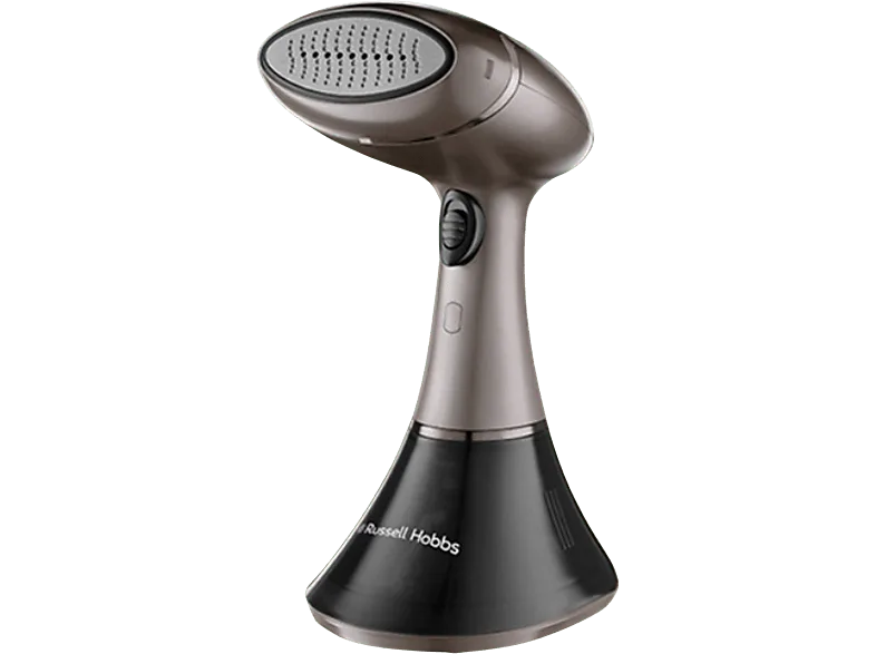 Plancha de vapor vertical - Russell Hobbs 28040-56 SteamGenie Aroma, 1800 W, 32 g/min, 0.2 l, Función vertical, Negro/Gris