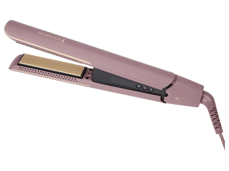 Plancha de pelo - Remington S8930 AIRvive™, Cerámica, Tecnología Iónica, 150- 230 °C, Rosa