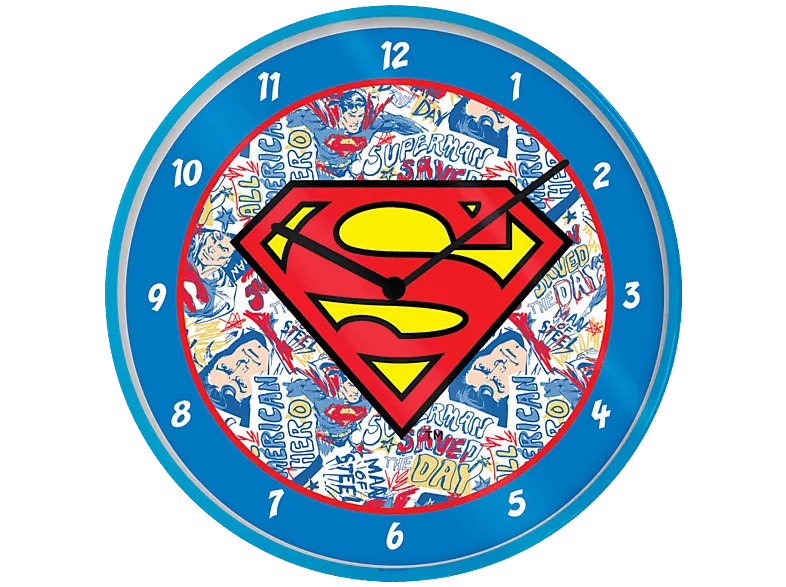 Reloj - Sherwood DC Superman Logo, 25 cm, Multicolor