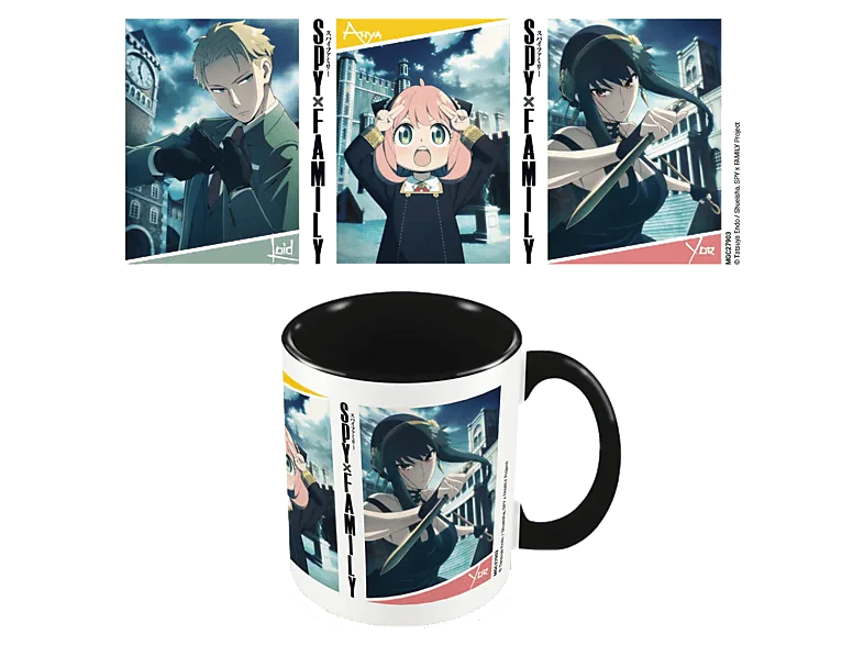 Taza - Pyramid International Spy X Family, 315 ml, Cerámica, Apto para lavavajillas