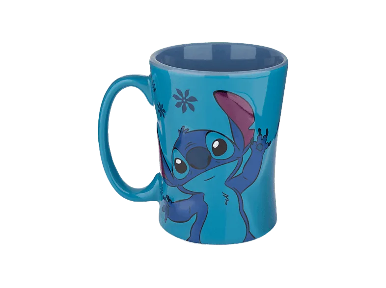 Taza - Pyramid Lilo y Stitch Stitch, 400 ml, Azul
