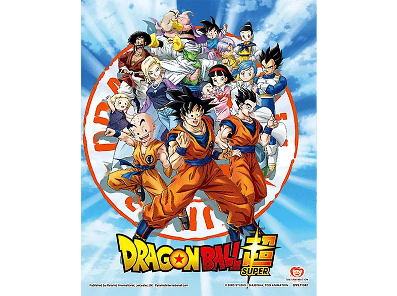 Póster 3D - Sherwood Dragon Ball Super: Goku & Z Fighters, 23.5 x 28.5 cm, Efecto