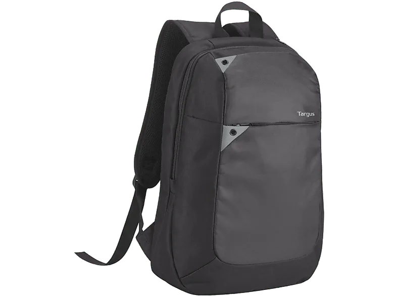 Mochila para portátil - Targus Intellect, Para portátiles 15.6", 16 l, Compartimento acolchado, Gris