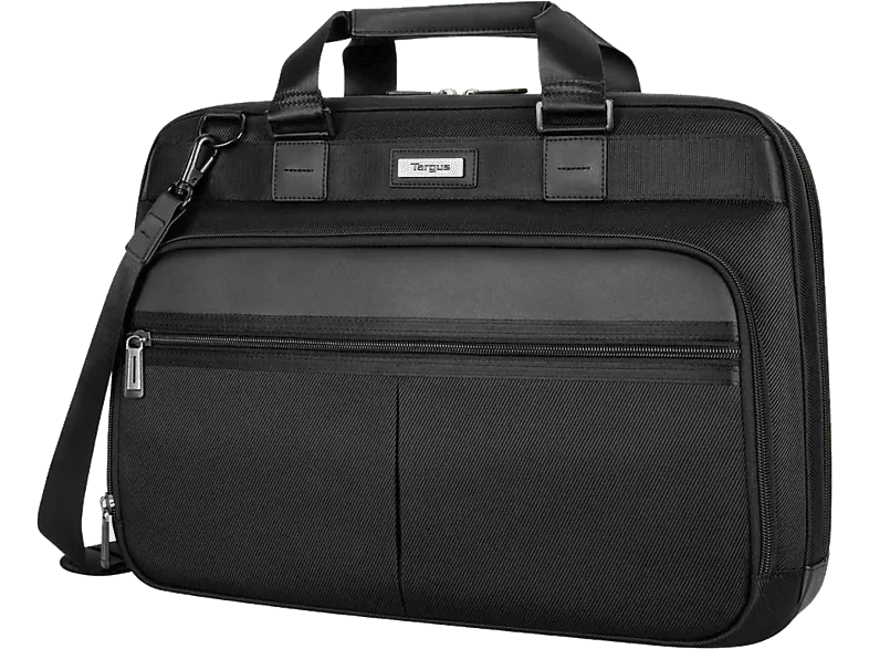 Maletín para portátil - Targus Mobile Elite, 15.6-16", Nylon, Poliuretano, Negro (imagen 1 de 3)