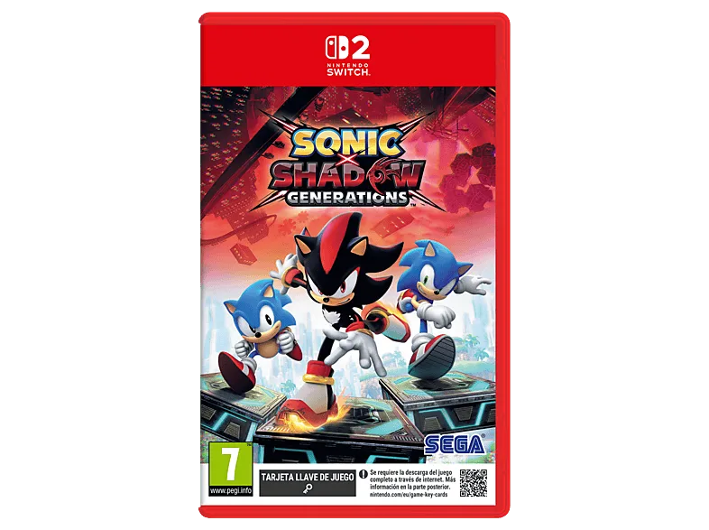 Nintendo Switch 2 Sonic X Shadows Generations (Game Key Card) (imagen 1 de 2)