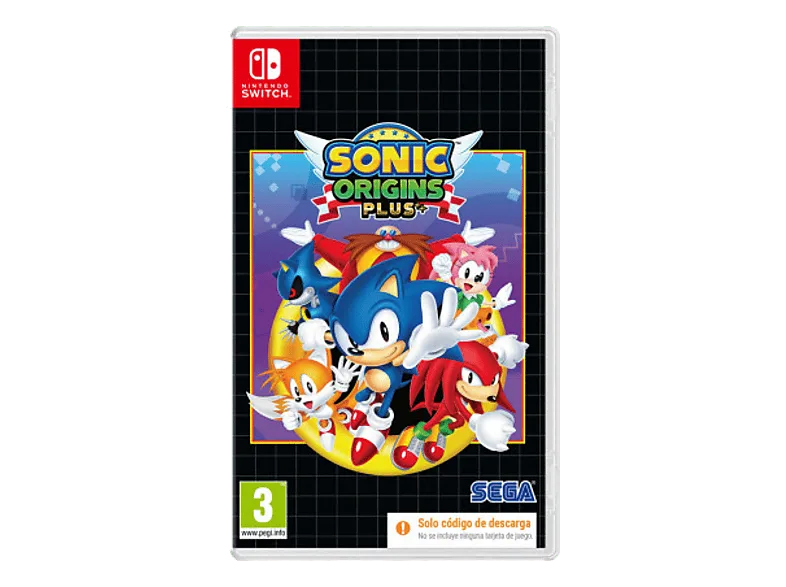 Nintendo Switch Sonic Origins PLUS (Código de descarga)