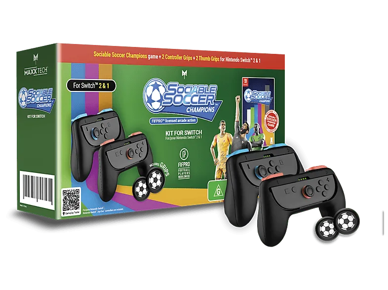Nintendo Switch 2 Sociable Soccer Champions Kit for (Código en la caja)