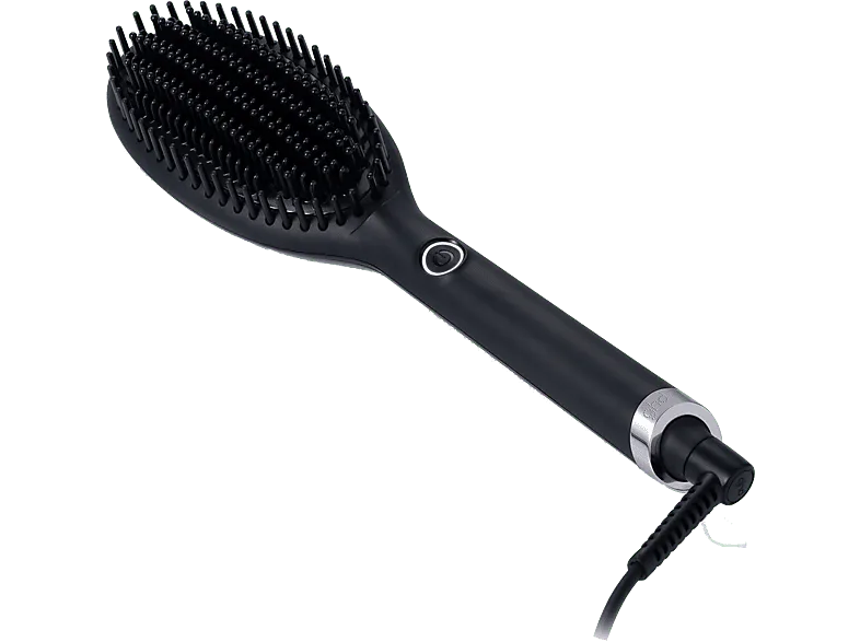 Cepillo alisador - ghd glide gift set, Tecnología iónica, Temperatura constante de 185ºC, Apagado automático, Negro