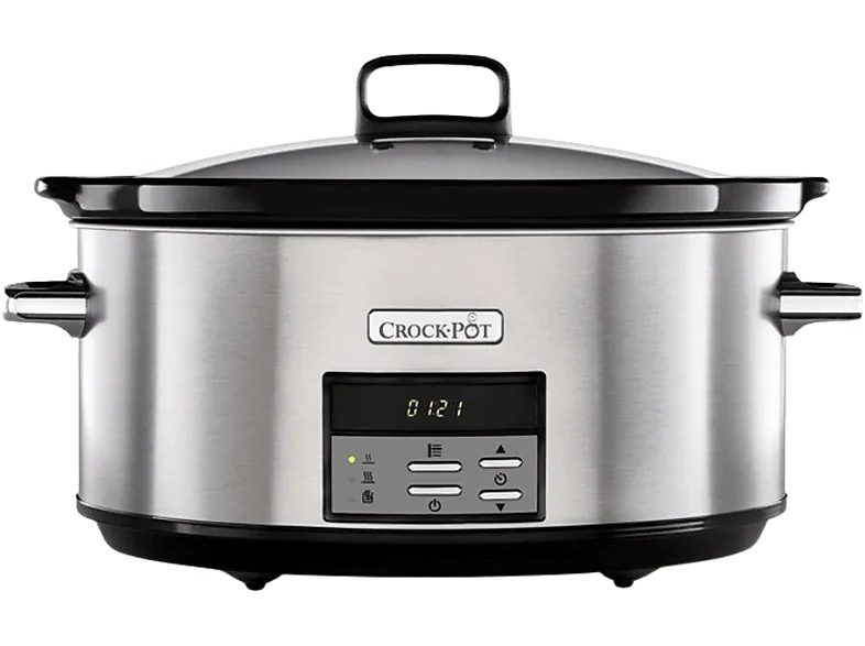 Olla - Crock-Pot CSC063X, De cocción lenta, 320 W, 7.5 l, Inox
