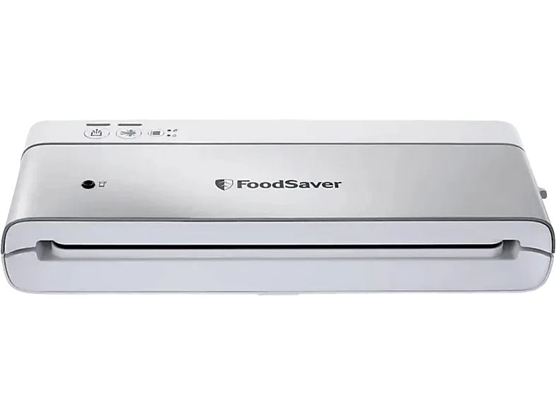 Envasadora al vacío - FoodSaver VS0100X, Función líquido/seco, Compacto, Blanco