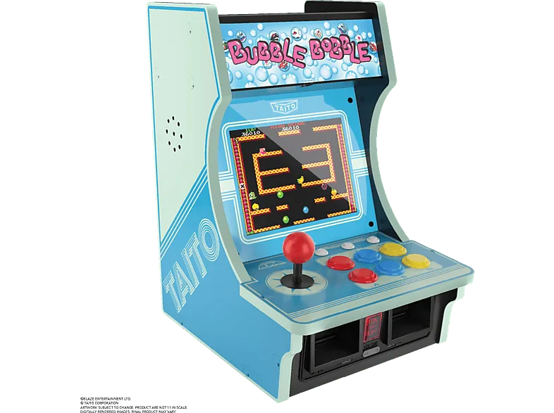 Consola retro portátil - Blaze Entertainment Evercade Taito Alpha Bartop, Arcade, 8" IPS, 10 juegos, Azul