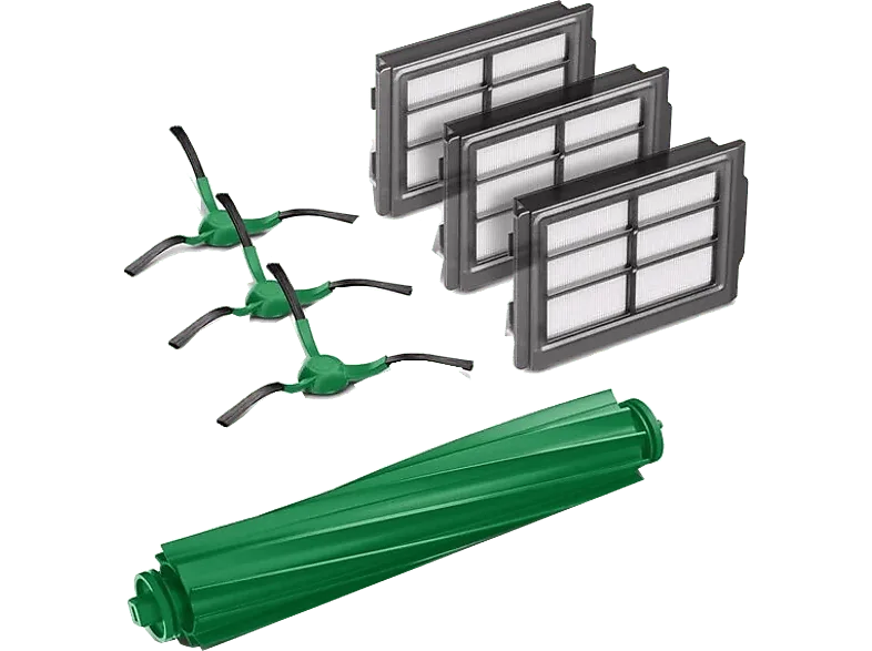 Accesorio aspirador - iRobot 4849962, Kit de recambios para Roomba® Plus 405, 505 Combo con Base AutoWash™, Verde