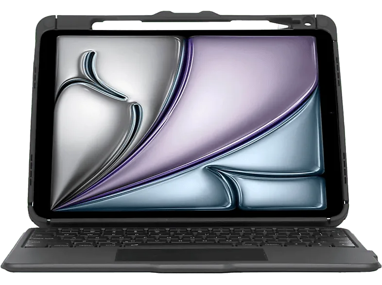 Funda con teclado - Targus VersaVu® Bluetooth®, Para iPad Air®, Pro® y de 10,9 a 11 pulgadas, Retroiluminación, Rotación 360º, Negro